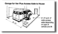 ADA GARAGE w/VAN & SIDE ACCESS