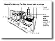 ADA GARAGE w/VAN & CAR